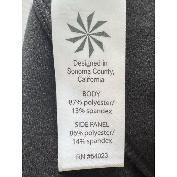 Athleta Metro Drifter Leggings Size S Luxe Herringbone Faux Leather High-Rise - Picture 7 of 11